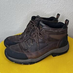 Ariat Terrain Boots Men’s 12 D Brown Leather Comfort Walking Hiking Shoes